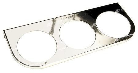 BASE AMPERIMETRO TRIPLE CROMADA     CODIGO 06053