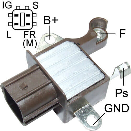 REGULADOR ALTERNADOR DENSO TOYOTA RAV 4 CAMRY LEXUS 12V 4PIN  IN6301       CODIGO 31684