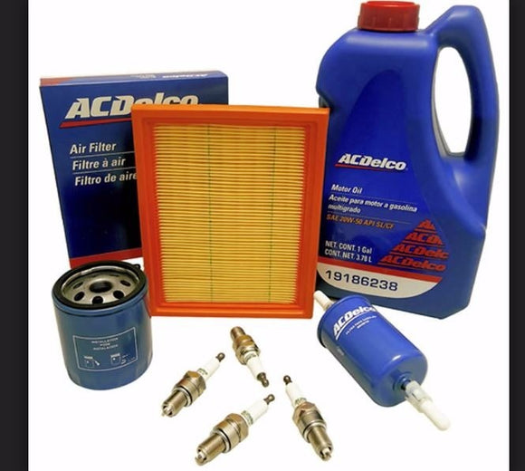 COMBO AFINACION CHEVY COMPLETO CON ACEITE 20W50          CODIGO 19192623