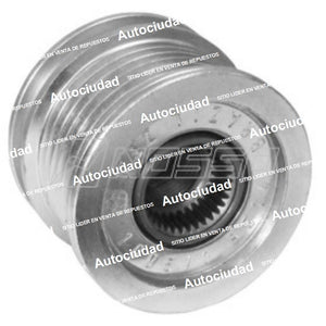 POLEA ALTERNADOR DE CLUTCH 6 RANURAS ZEN 5514  BOSCH  AUDI SEAT IBIZA POLO 29-91304     CODIGO 24-91304