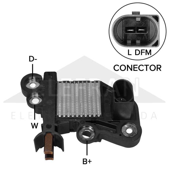 REGULADOR ALTERNADOR BOSCH VW SAVEIRO 1.6L  FIAT 11/15   0272220731  IB731        CODIGO R-220731