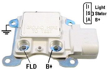 REGULADOR ALTERNADOR FORD 3G BLANCO  35-207    F795       CODIGO 31024