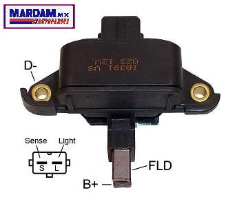 REGULADOR ALTERNADOR BOSCH CHEVY LUV  9190067016    IB391      CODIGO 31005