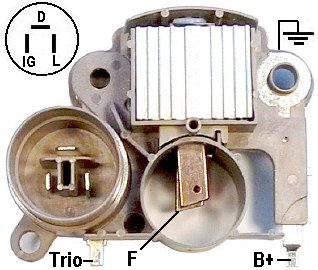 REGULADOR ALTERNADOR MITSUBISHI FORD CHEVROLET TRACKER PONTIAC SUZUKI        IM275        CODIGO 3312933