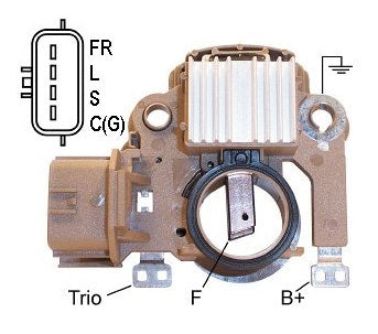 REGULADOR ALTERNADOR MITSUBISHI ECLIPSE GALANT EAGLE MIRAGE    IM845       CODIGO 31686
