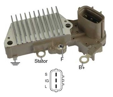 REGULADOR ALTERNADOR DENSO TOYOTA 4 RUNNER, P/UP T100 3 TERM  IN440       CODIGO 31692