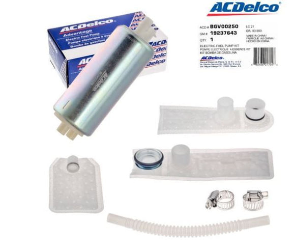 BOMBA GASOLINA CHEVROLET EXPRES SAVANA SILHOUETTE SUBURBAN 1500 2500 3500  V6 V8  3.4L 5.7L    REPUESTO  ACDELCO  CODIGO BGV00250
