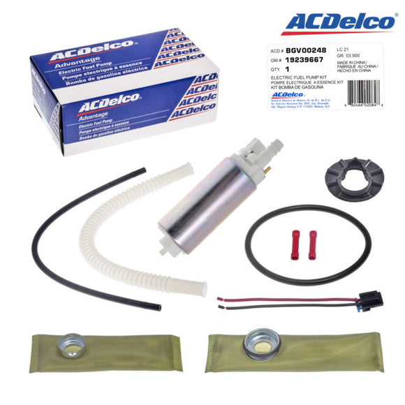 BOMBA GASOLINA CHEVROLET VAN EXPRESS CAVALIER MALIBU SUNFIRE S10  97/02    REPUESTO  ACDELCO   CODIGO BGV00248
